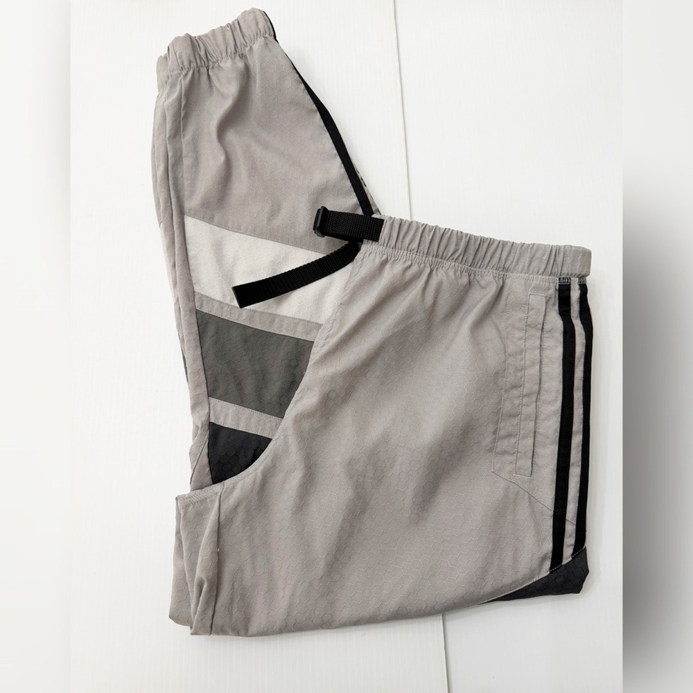 Adidas Skateboarding Men's 3ST Track Pants in Light Granite Grey - M